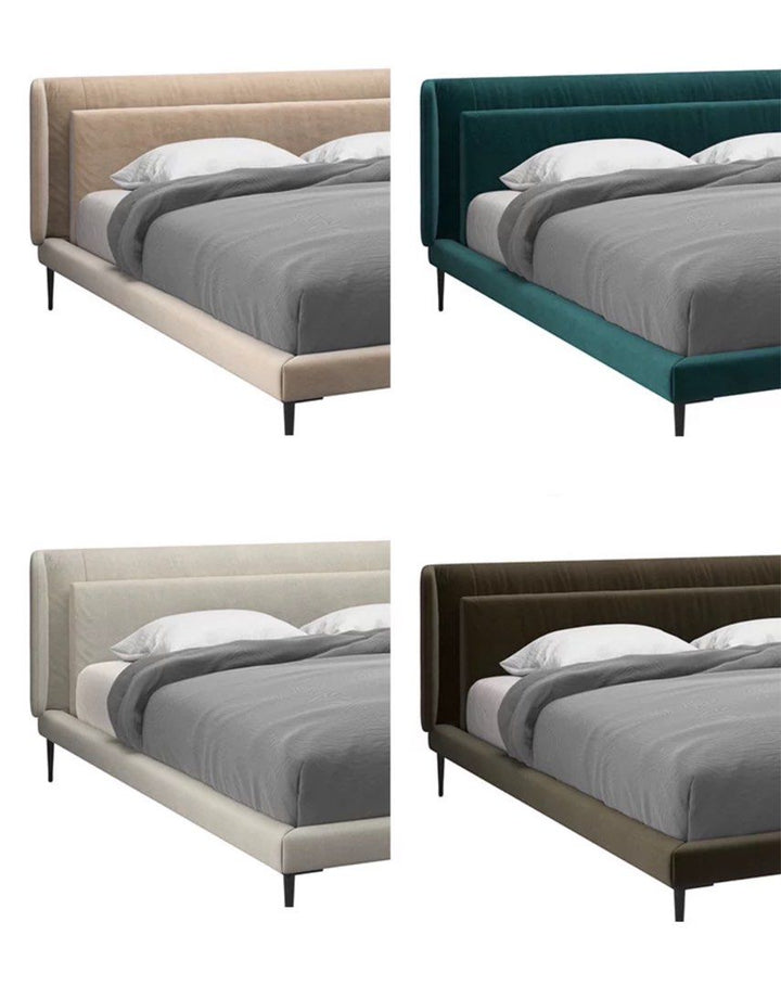 DEGOL Luxury Velvet Bedframe - Radical Homes Singapore