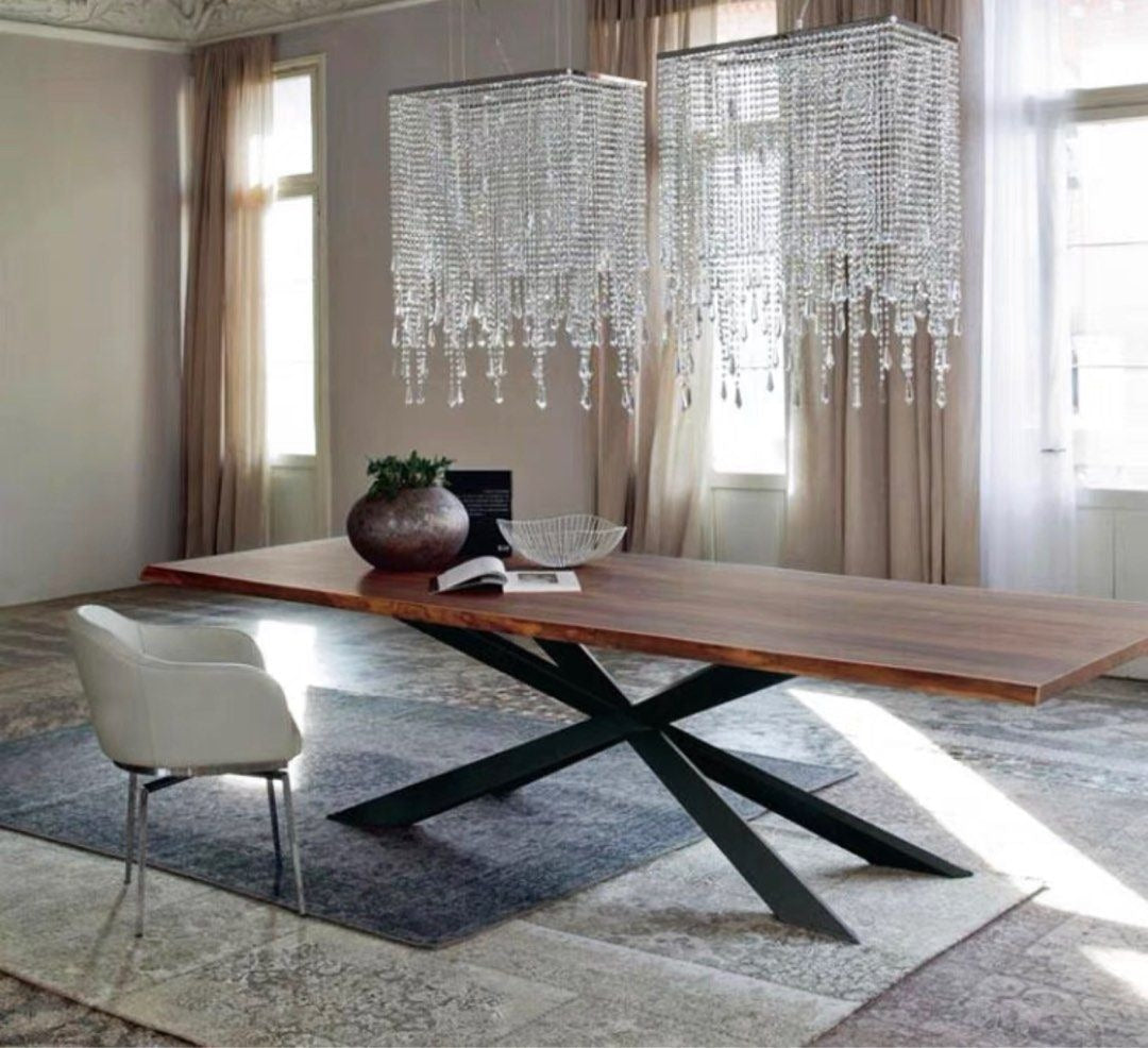 CERVANO Modern Solid Wood Dining Table