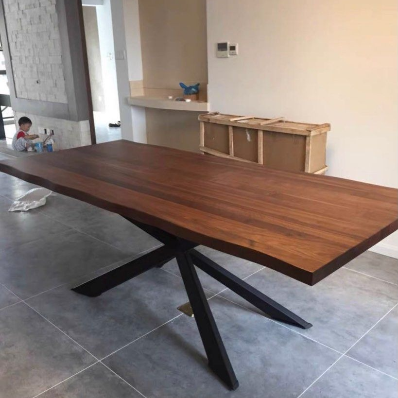 BALTAZAR Modern Solid Wood Dining Table - Radical Homes Singapore