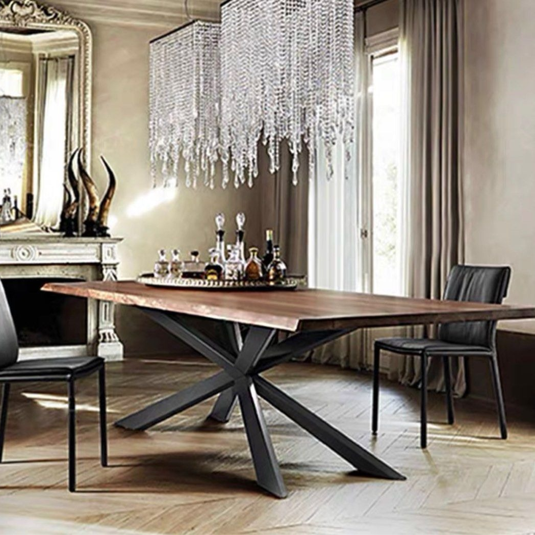 BALTAZAR Modern Solid Wood Dining Table - Radical Homes Singapore