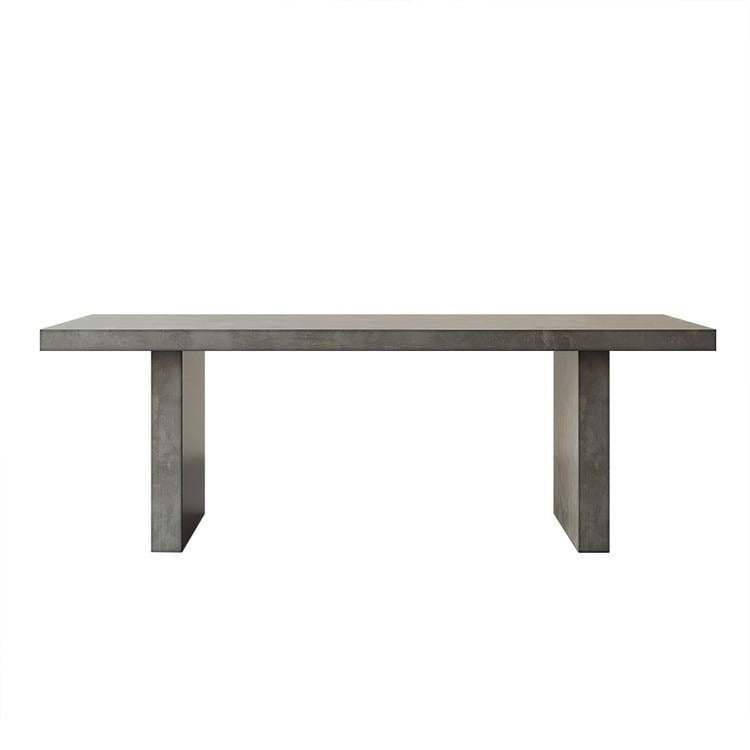 ZANDRA Industrial Concrete Dining Table - Radical Homes Singapore