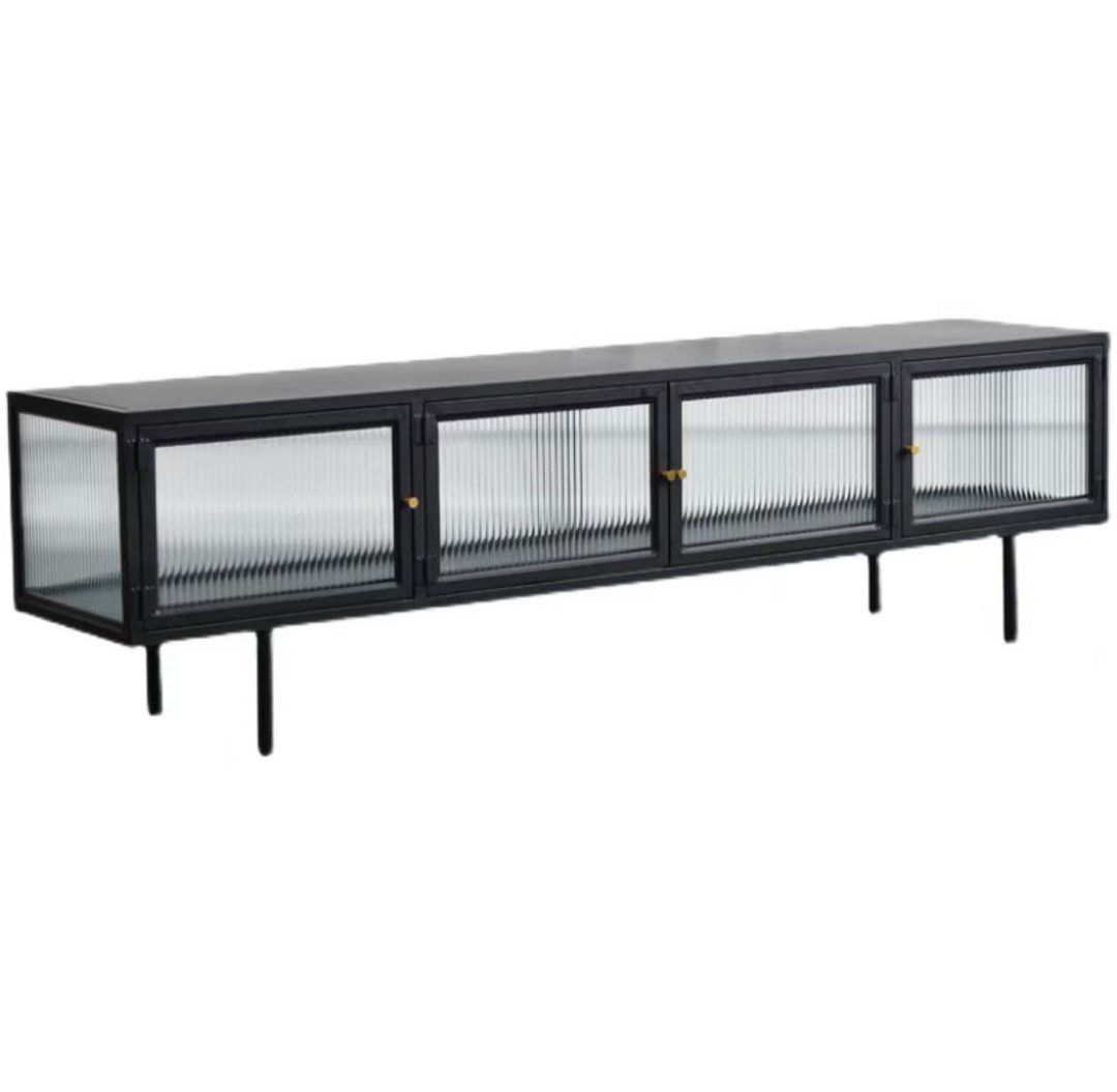 XERAVO Modern Glass TV Console - Cassa Haus Singapore