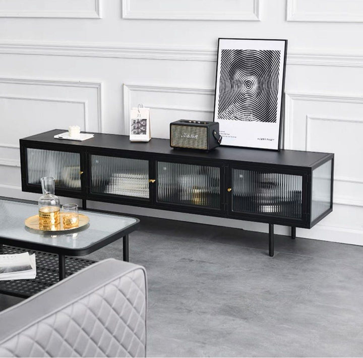 XERAVO Modern Glass TV Console - Cassa Haus Singapore
