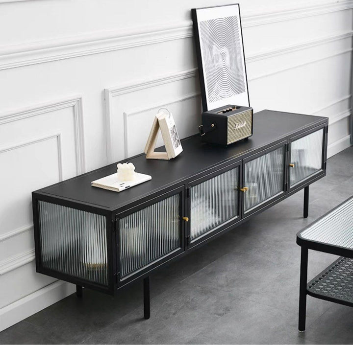 XERAVO Modern Glass TV Console - Cassa Haus Singapore