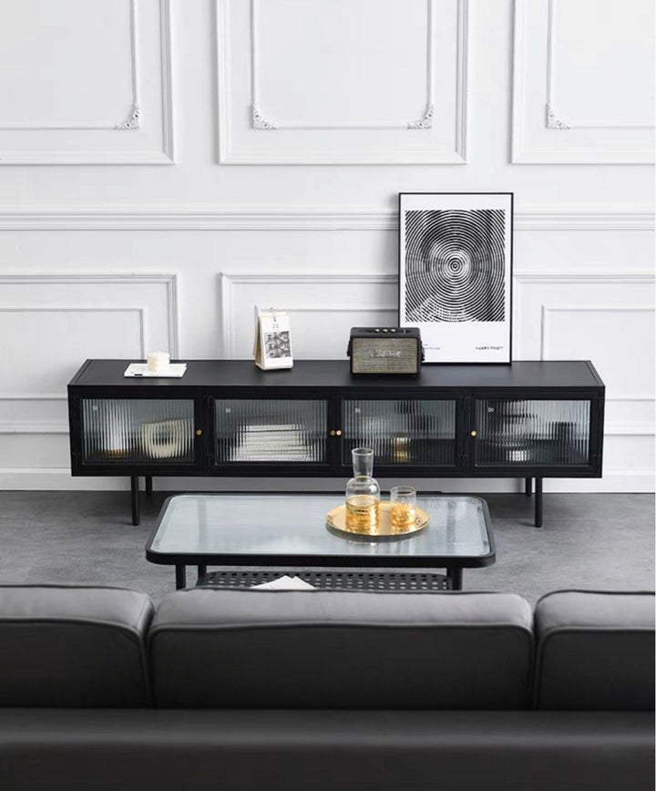 XERAVO Modern Glass TV Console - Cassa Haus Singapore