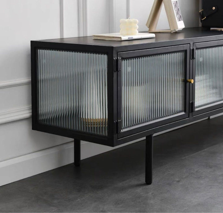 XERAVO Modern Glass TV Console - Cassa Haus Singapore