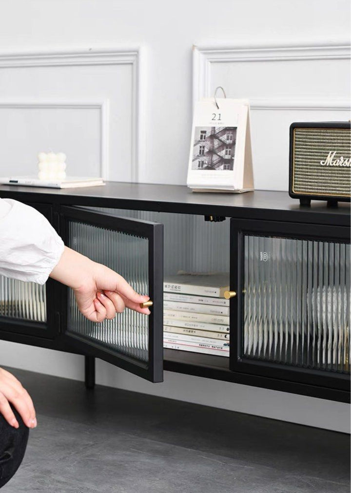 XERAVO Modern Glass TV Console - Cassa Haus Singapore