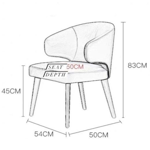 HAZVOR Modern Dining Chair - Cassa Haus Singapore