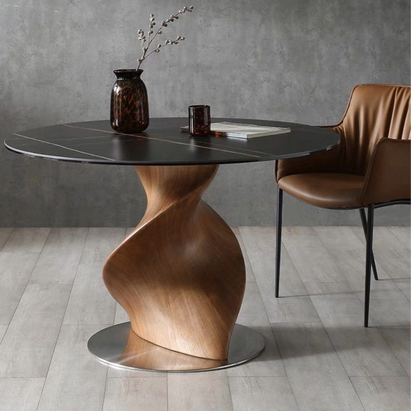 BRELAND Modern Dining Table with Chair - Radical Homes Singapore