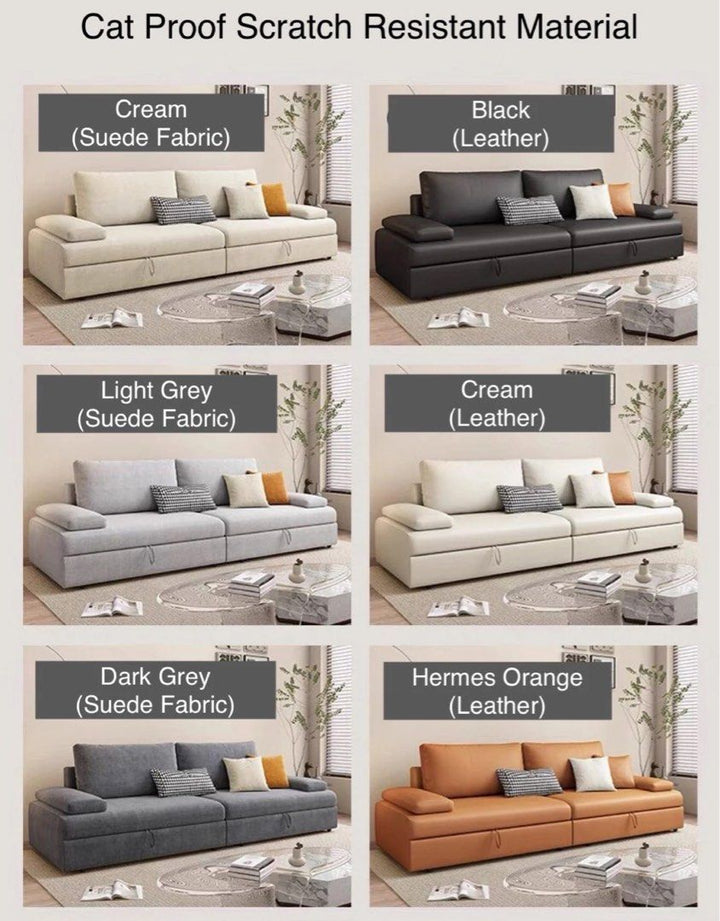 MORANO Modern Scratch Resistant Sofa Bed - Radical Homes Singapore