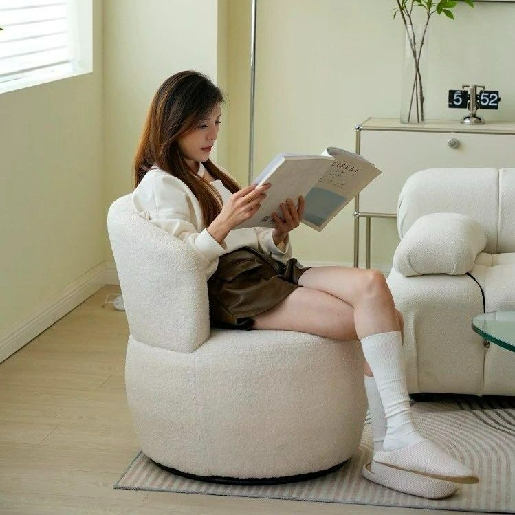 OLIVIA Modern Swivel Lounge Chair - Radical Homes Singapore