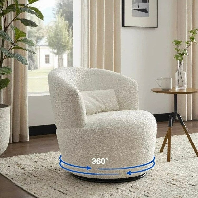JOVI Modern Swivel Lounge Chair - Cassa Haus Singapore