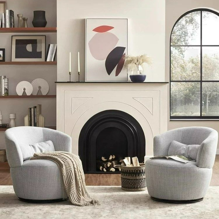 JOVI Modern Swivel Lounge Chair - Cassa Haus Singapore