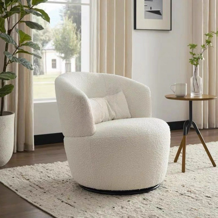 JOVI Modern Swivel Lounge Chair - Cassa Haus Singapore