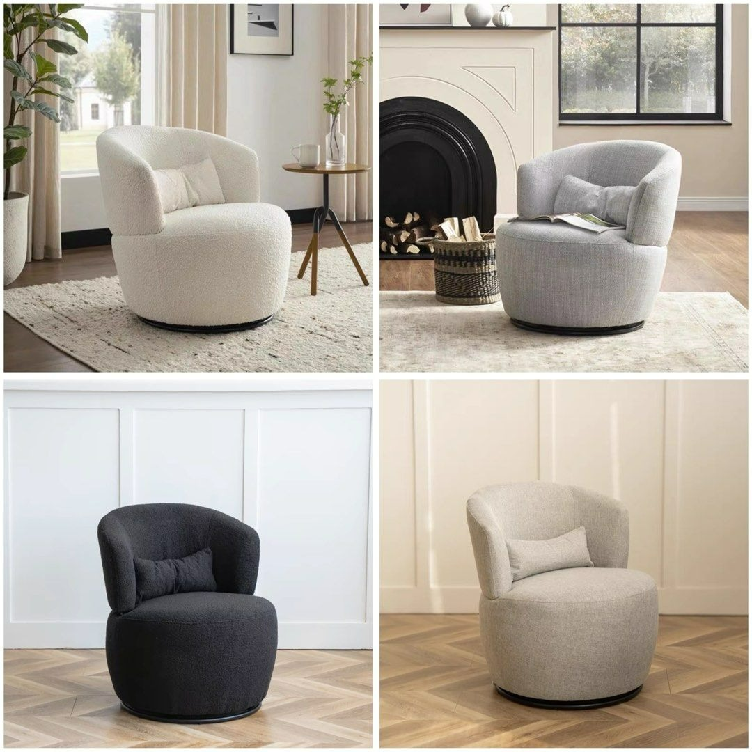 JOVI Modern Swivel Lounge Chair - Cassa Haus Singapore
