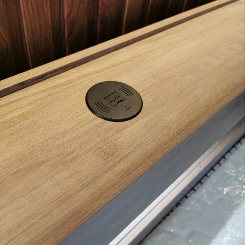 DETON Rustic Multimedia Bedframe - Radical Homes Singapore