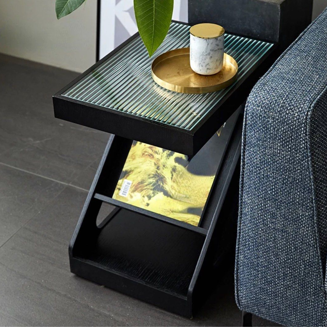 MORALES Glass End Table - Radical Homes Singapore