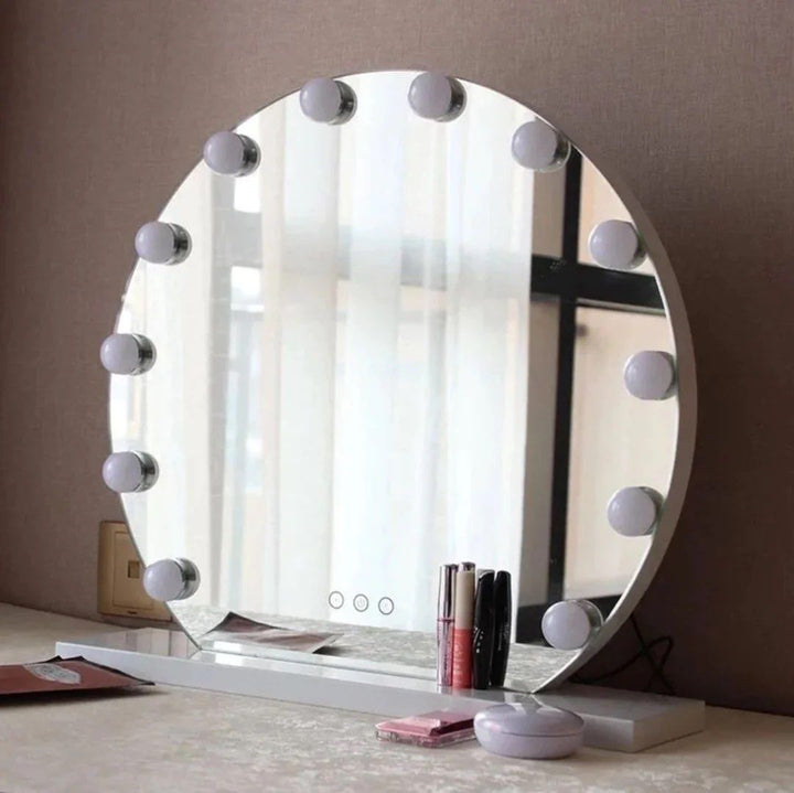 DIENE Spotlight Round LED Vanity Mirror - Radical Homes Singapore