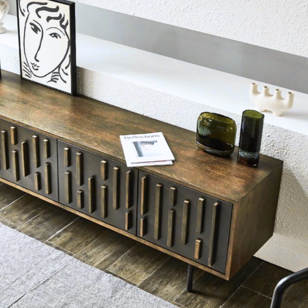 TAROS Wood TV Console - Radical Homes Singapore