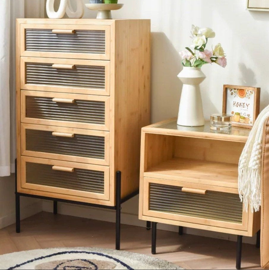 BENEDICTUS Scandinavian Solid Wood Chest of Drawers - Radical Homes Singapore