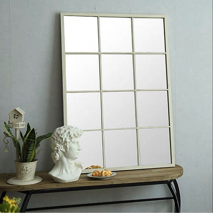DION Modern Accent Windowgrill Wall Mirror - Radical Homes Singapore