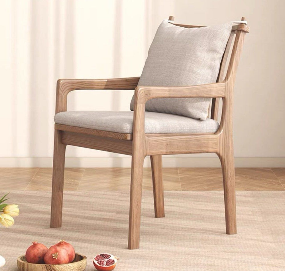 BETTY Rustic Solid Wood Dining Chair - Radical Homes Singapore