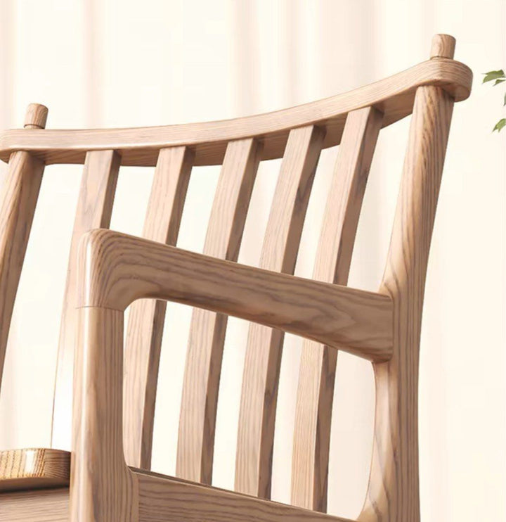 BRAMBLE Rustic Solid Wood Dining Chair - Cassa Haus Singapore