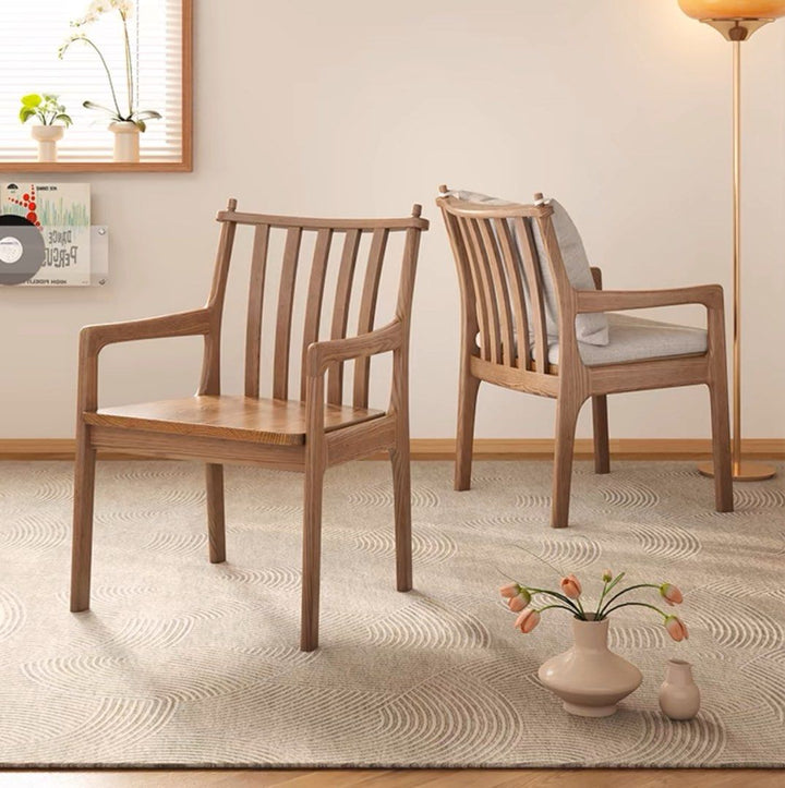 BRAMBLE Rustic Solid Wood Dining Chair - Cassa Haus Singapore