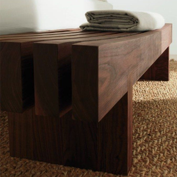 DALETH Solid Pine Wood Bench - Radical Homes Singapore
