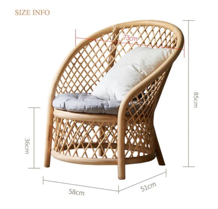 DIVZ Rattan Balloon Chair - Radical Homes Singapore