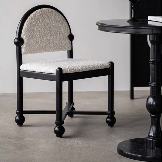 DANTARA French Boucle Dining Chair - Cassa Haus Singapore