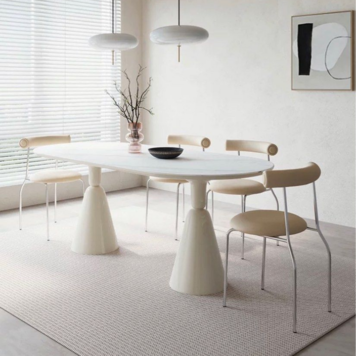 CLOYD Modern Sintered Stone Dining Table - Radical Homes Singapore