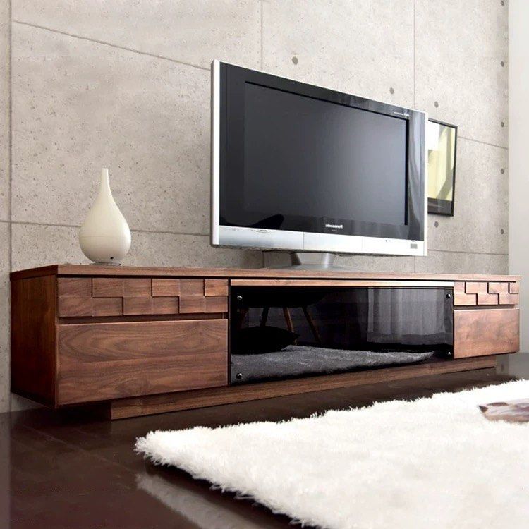 MALADAN Modern Solid Wood TV Console - Radical Homes Singapore