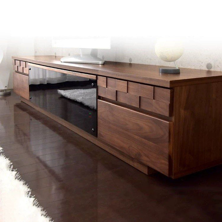 MALADAN Modern Solid Wood TV Console - Radical Homes Singapore