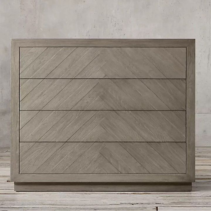 LEO Rustic Solid Wood Sideboard - Radical Homes Singapore