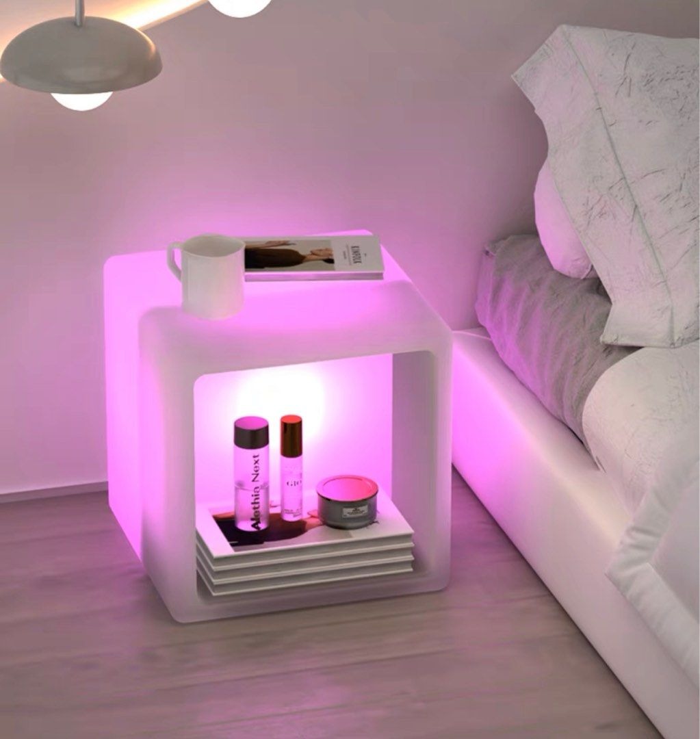 LEIA Modern LED Side Table - Radical Homes Singapore
