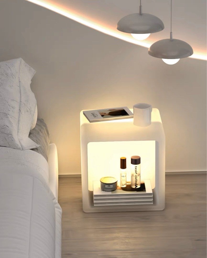 LEIA Modern LED Side Table - Radical Homes Singapore