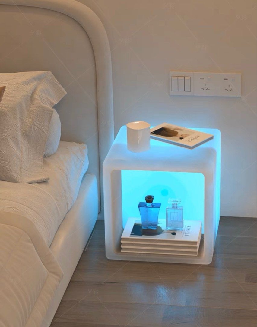 LEIA Modern LED Side Table - Radical Homes Singapore