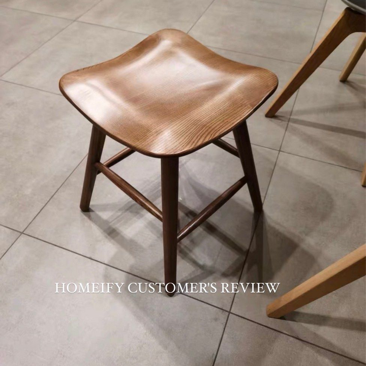GRACE Modern Wood Stool - Radical Homes Singapore