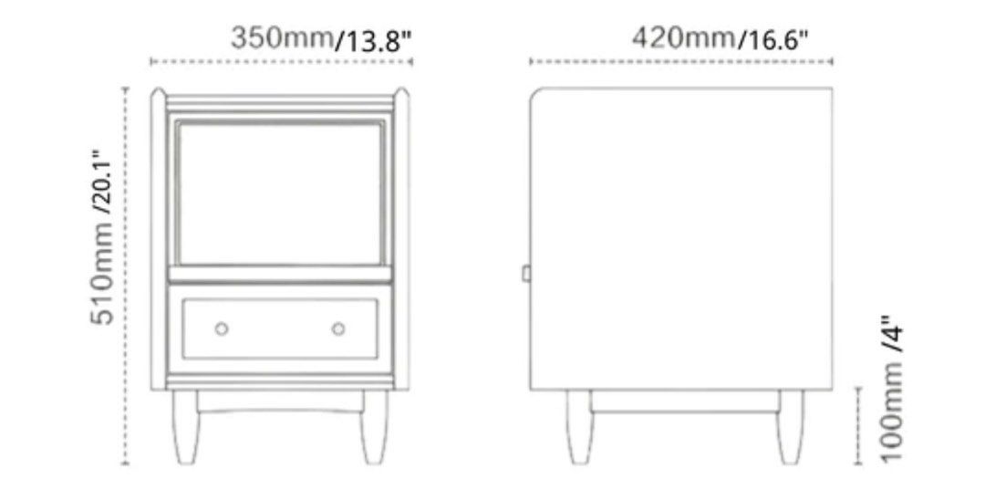 DREW Modern Bedside Table - Radical Homes Singapore