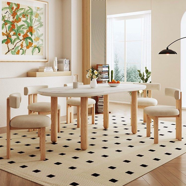 BENITEZ Modern Marble Dining Table - Radical Homes Singapore