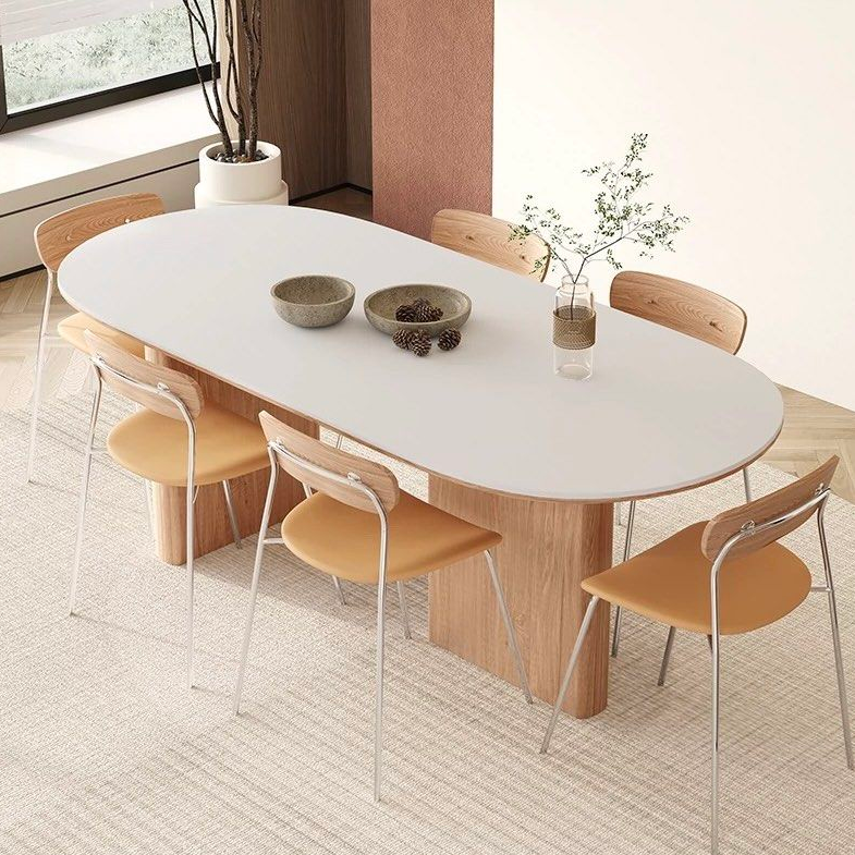 EVEREST Japandi Sintered Stone Dining Table - Radical Homes Singapore