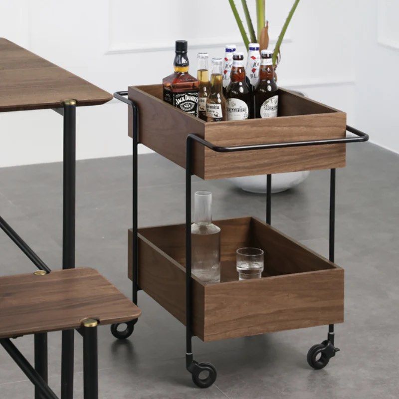 DRISM Wood Kitchen Trolley - Radical Homes Singapore