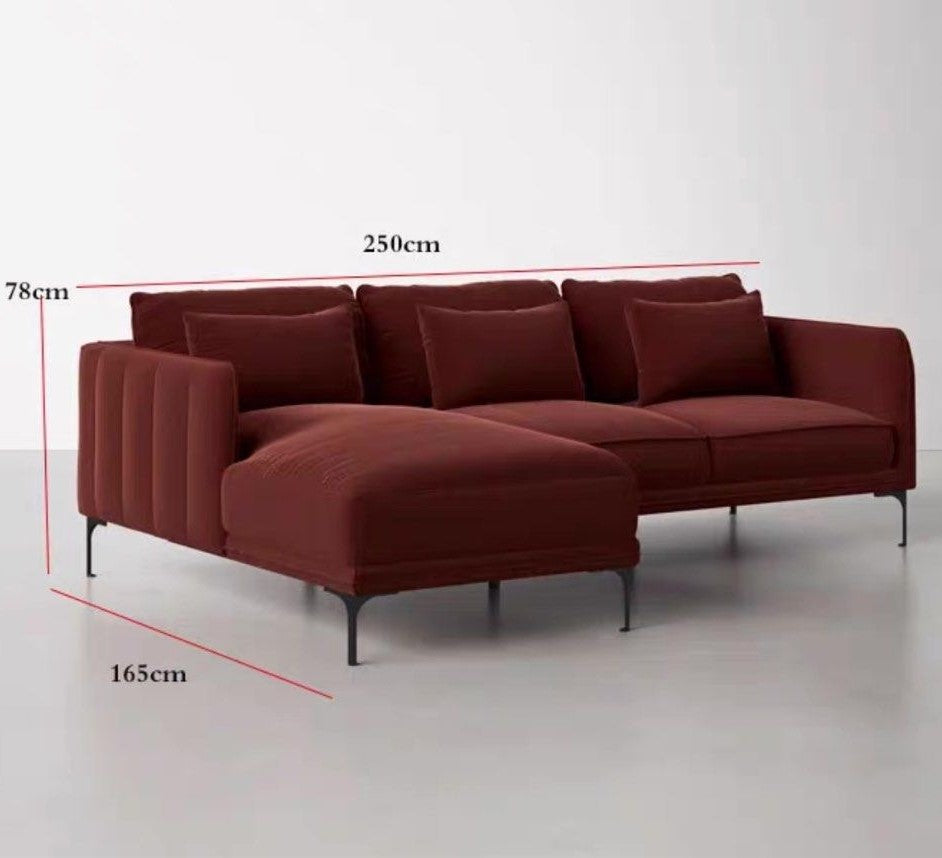 TIVARO Modern Velvet Sofa - Radical Homes Singapore
