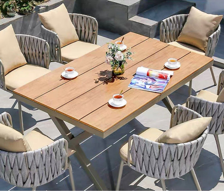 KACEY Scandinavian Outdoor Table & Chairs - Radical Homes Singapore
