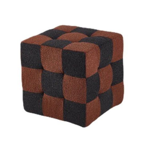 MERRICK Checkerboards Ottoman - Cassa Haus Singapore