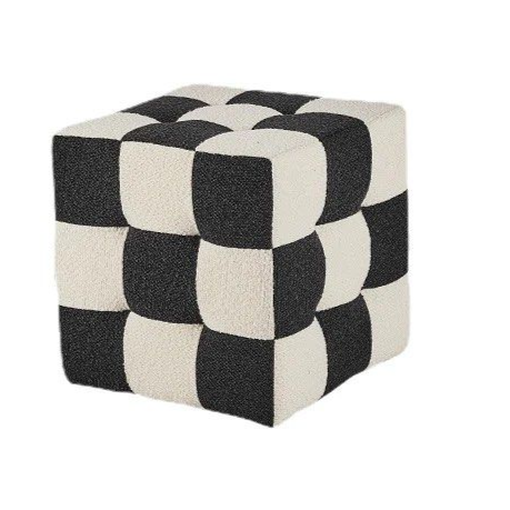 MERRICK Checkerboards Ottoman - Cassa Haus Singapore