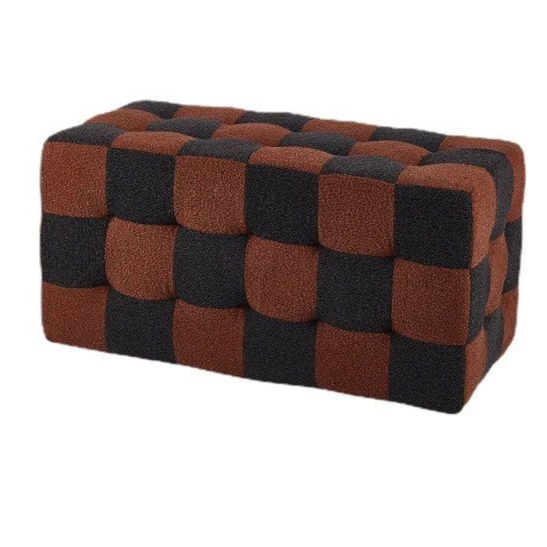 MERRICK Checkerboards Ottoman - Cassa Haus Singapore