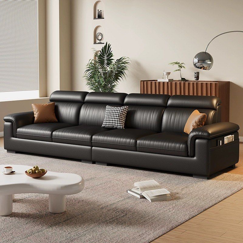 BREVION Modern Genuine Leather Sofa - Radical Homes Singapore
