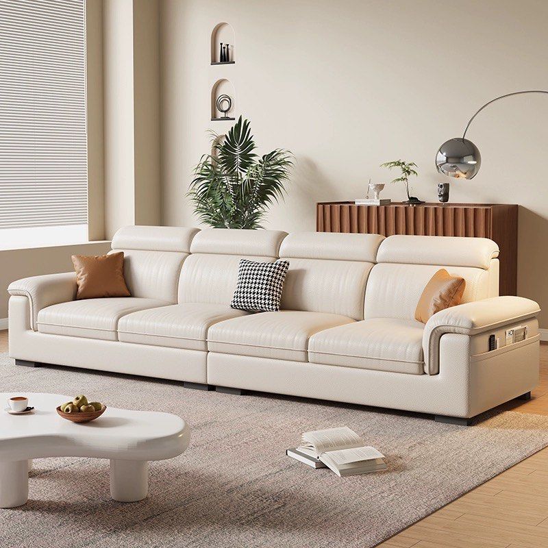 BREVION Modern Genuine Leather Sofa - Radical Homes Singapore